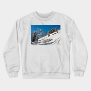 Courchevel 1850 3 Valleys French Alps France Crewneck Sweatshirt